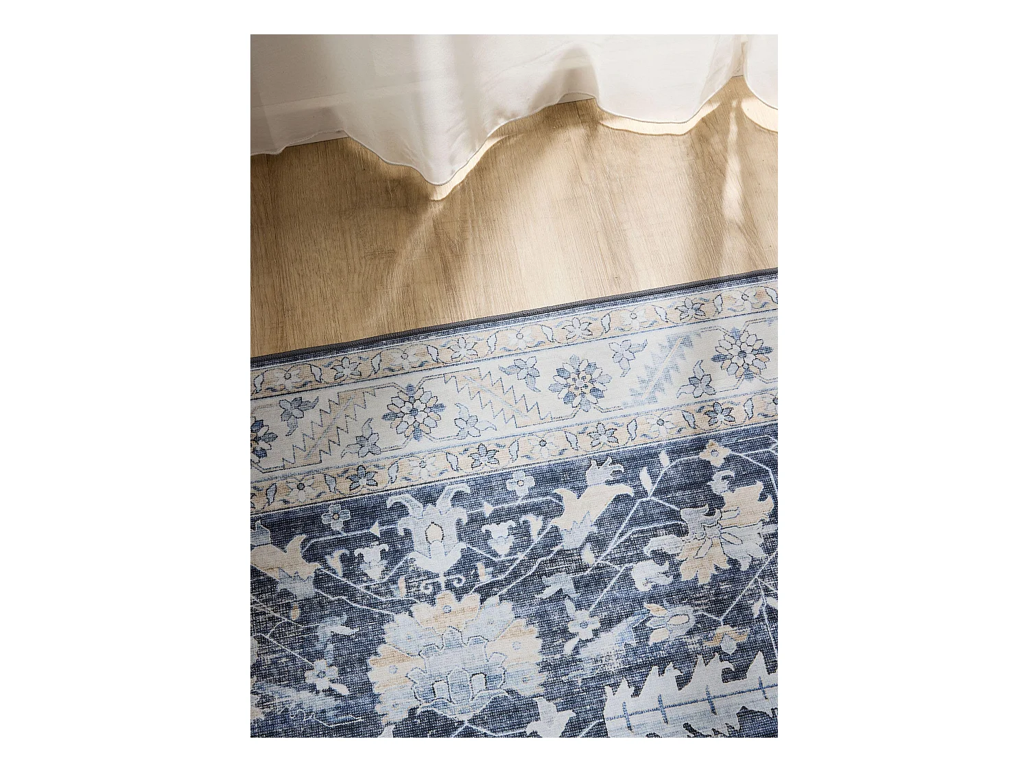 Tapis lavable George Bleu 240x340 cm