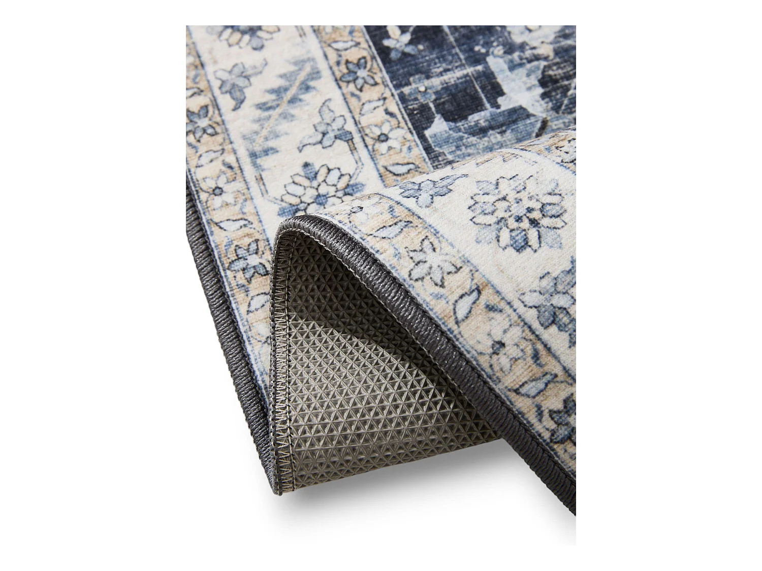 Tapis lavable George Bleu 240x340 cm