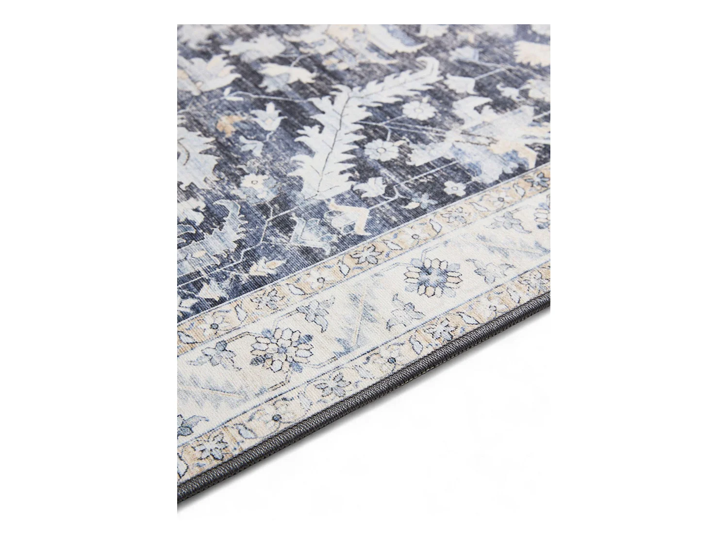 Tapis lavable George Bleu 240x340 cm