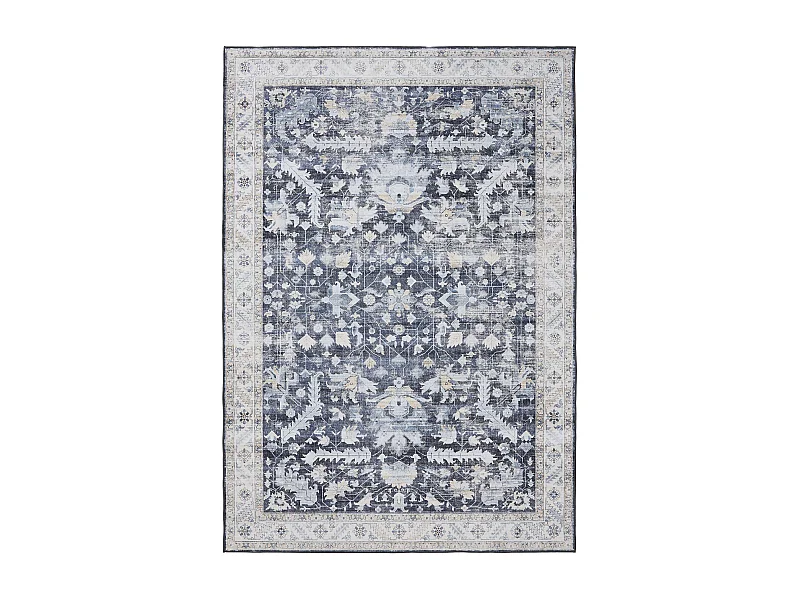 Tapis lavable George Bleu 140x200 cm