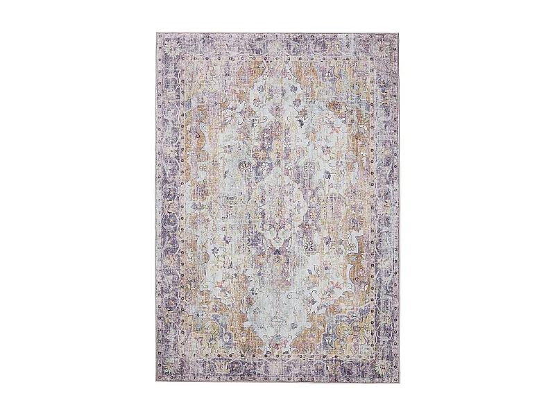 Tapis lavable George Multicouleur/Mauve 200x300 cm