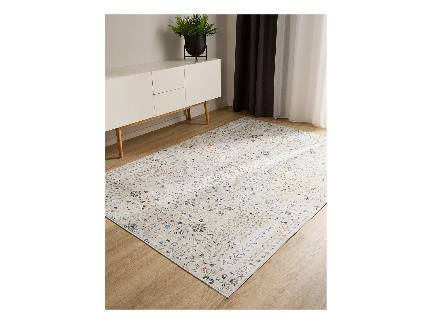 Tapis lavable George Beige 200x300 cm
