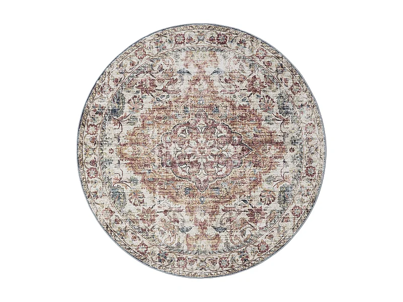 Tapis lavable George Multicouleur ø 160 cm rond