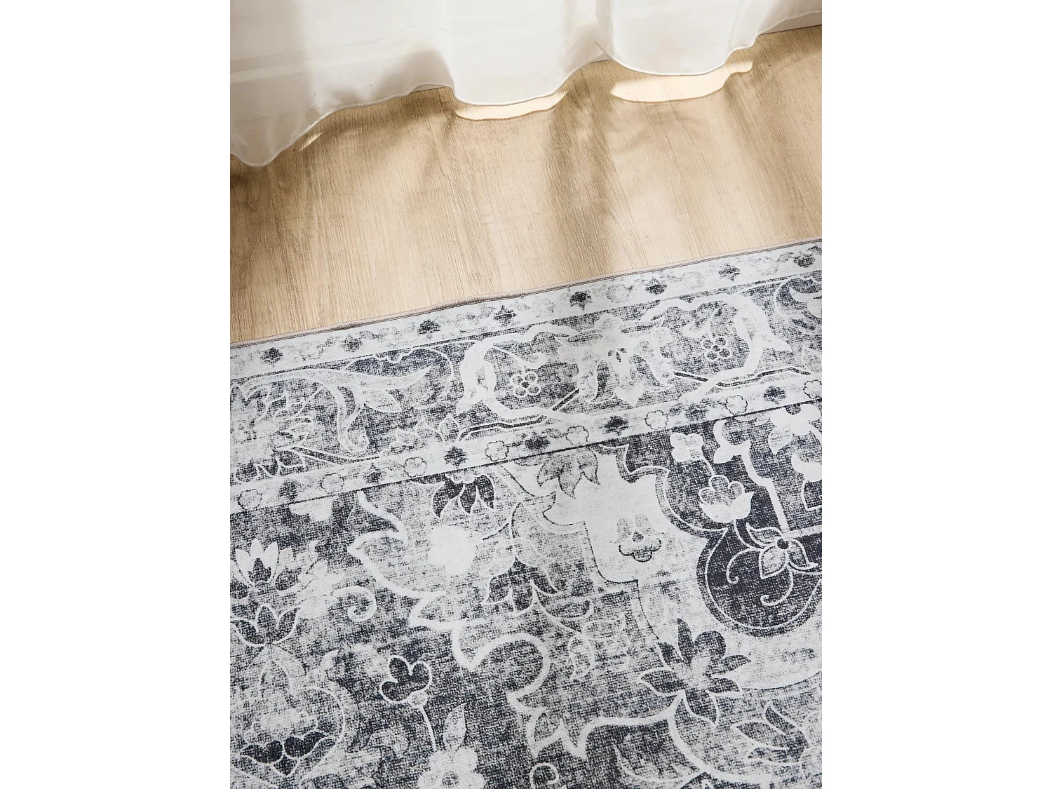 Tapis lavable George Anthracite 160x230 cm