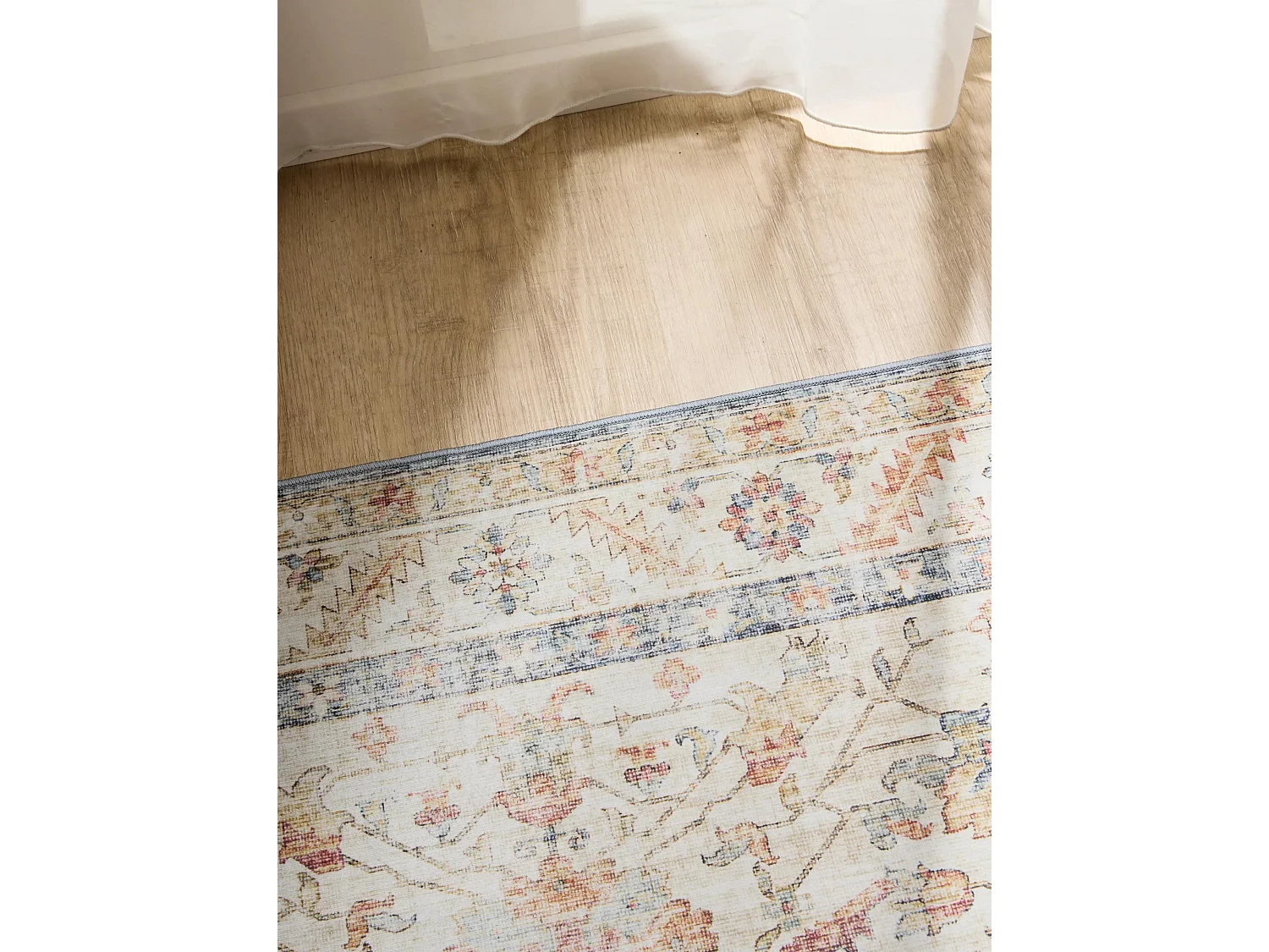 Tapis lavable George Multicouleur/Beige 140x200 cm