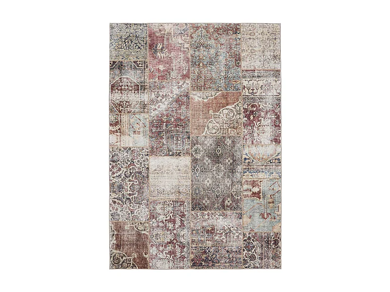 Tapis lavable George Multicouleur/Marron 80x150 cm