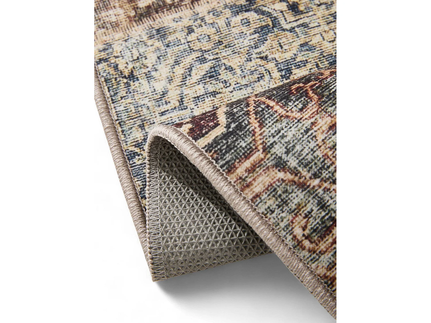 Tapis lavable George Multicouleur/Marron 80x150 cm