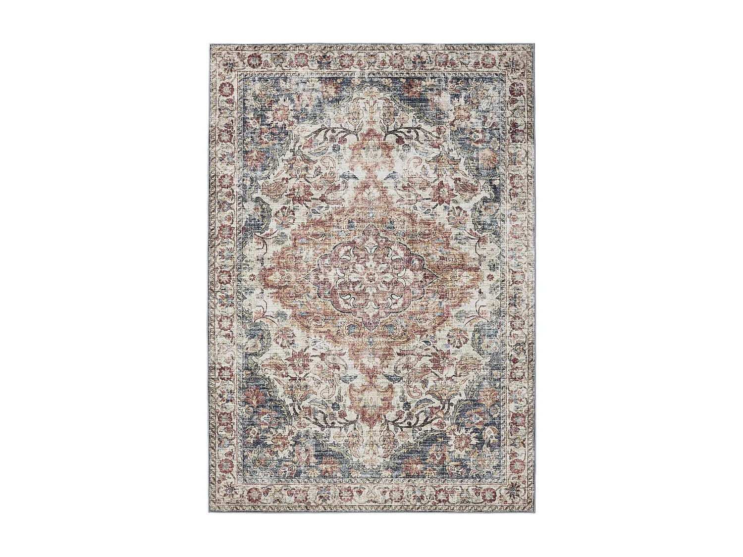 Tapis lavable George Multicouleur 60x120 cm