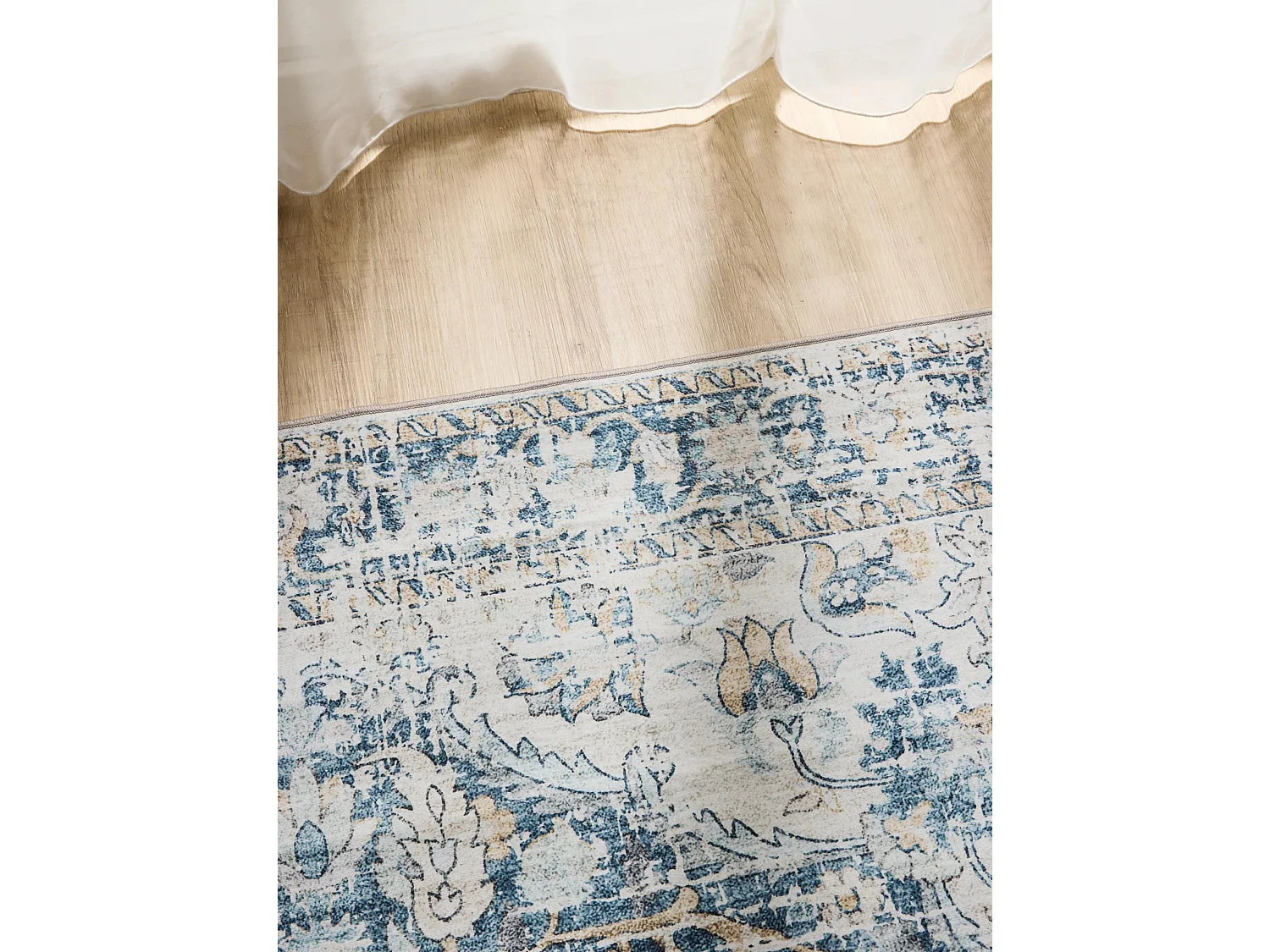 Tapis lavable George Bleu 60x120 cm