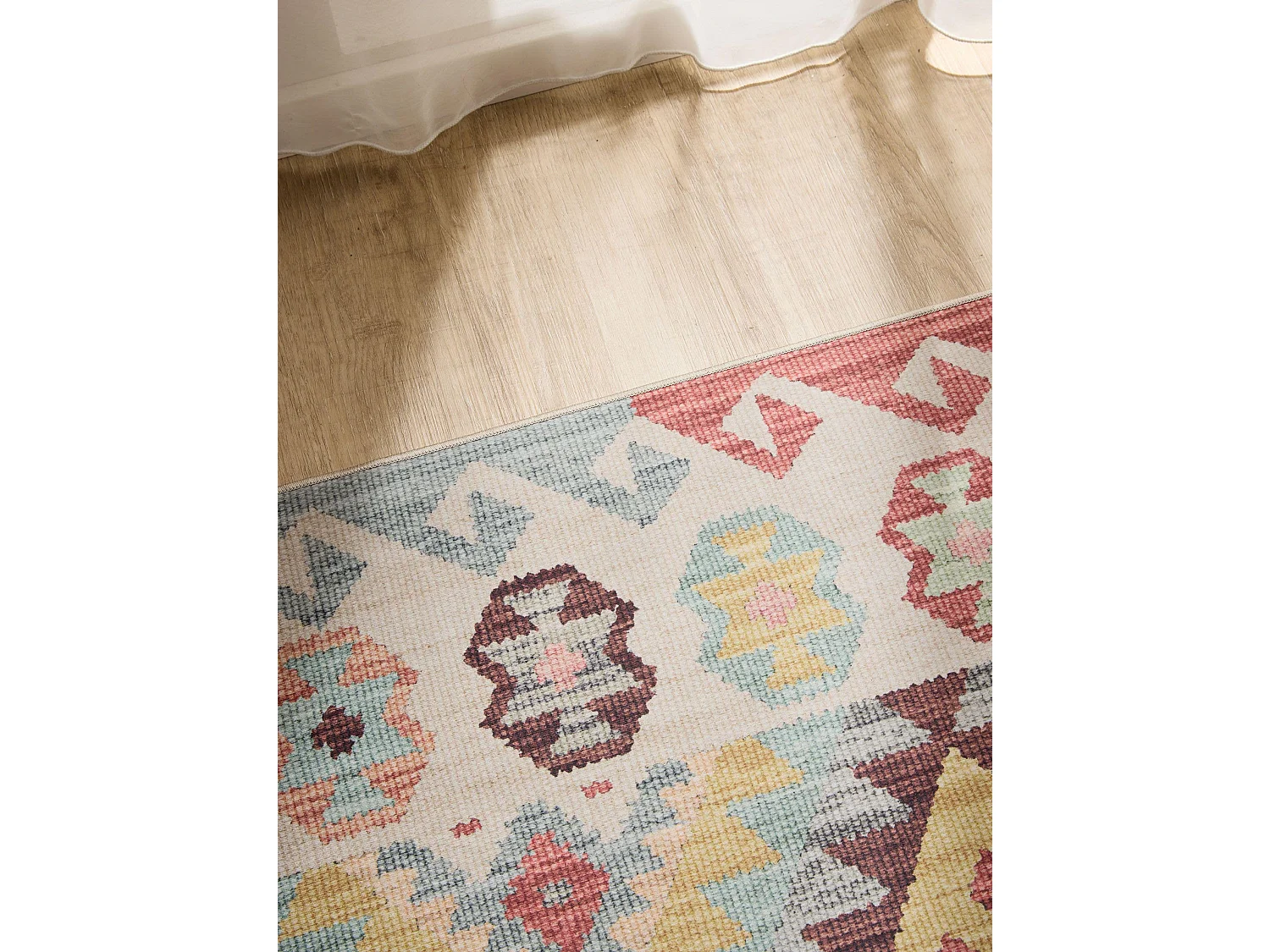 Tapis lavable George Multicouleur 60x120 cm