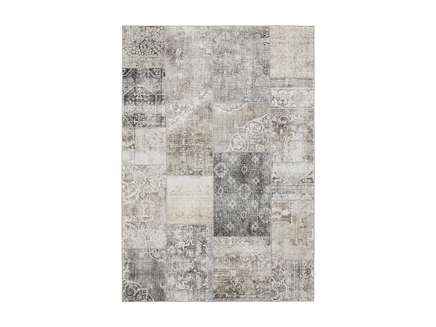 Tapis lavable George Gris 140x200 cm