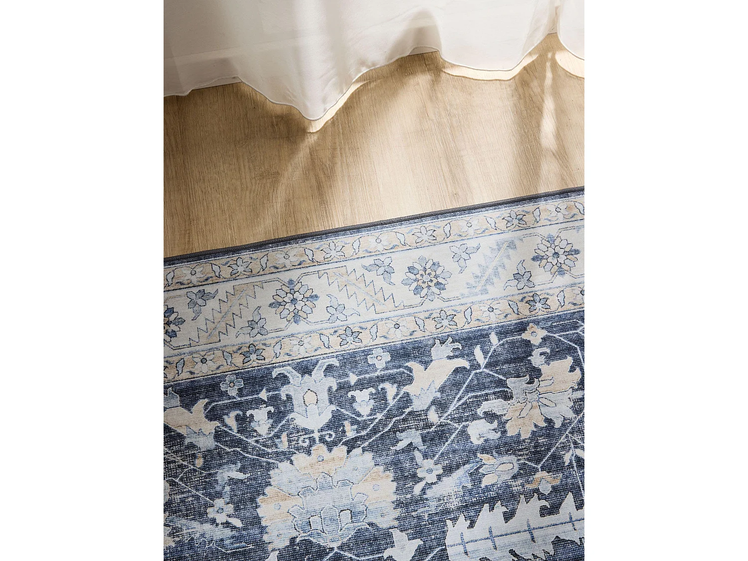 Tapis lavable George Bleu 160x230 cm