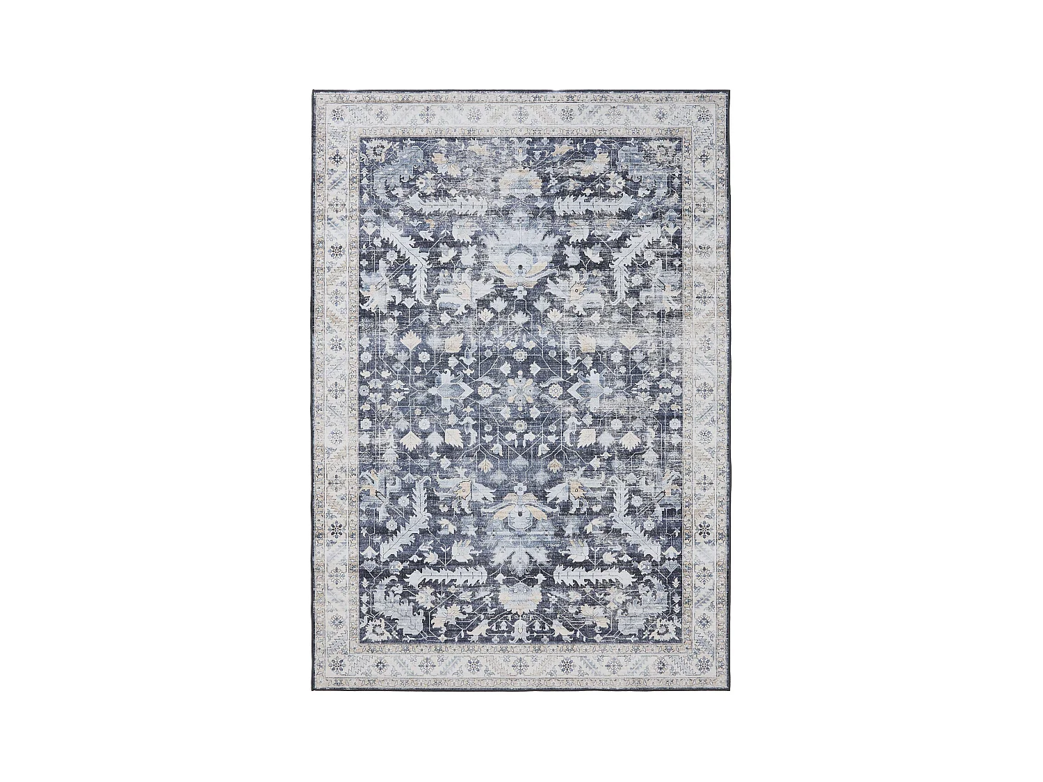 Tapis lavable George Bleu 160x230 cm