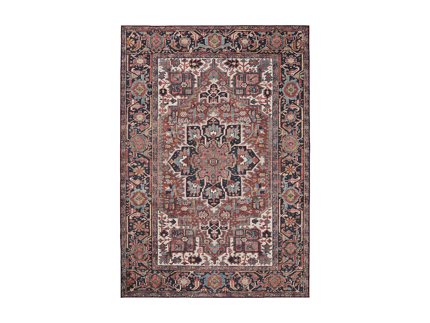 Tapis lavable George Multicouleur 140x200 cm