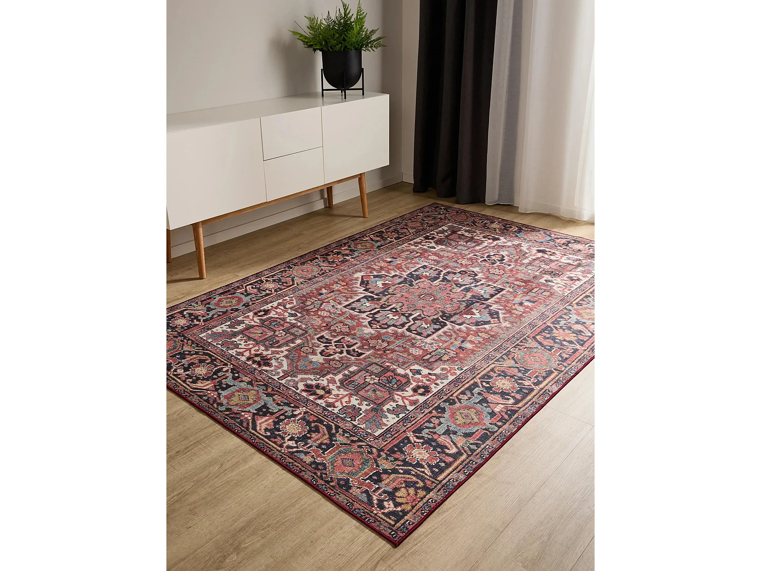 Tapis lavable George Multicouleur 140x200 cm