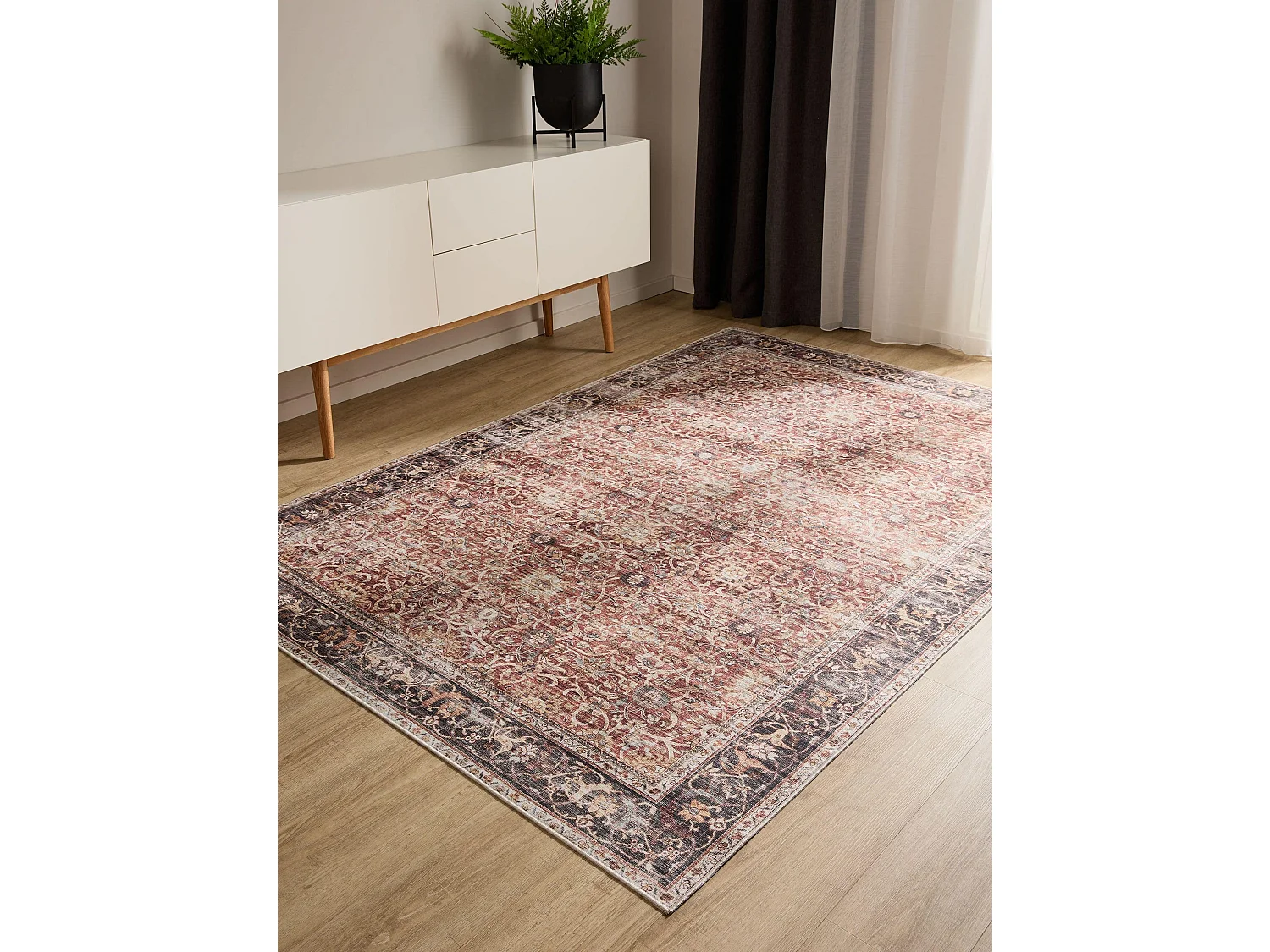 Tapis lavable George Multicouleur 60x120 cm