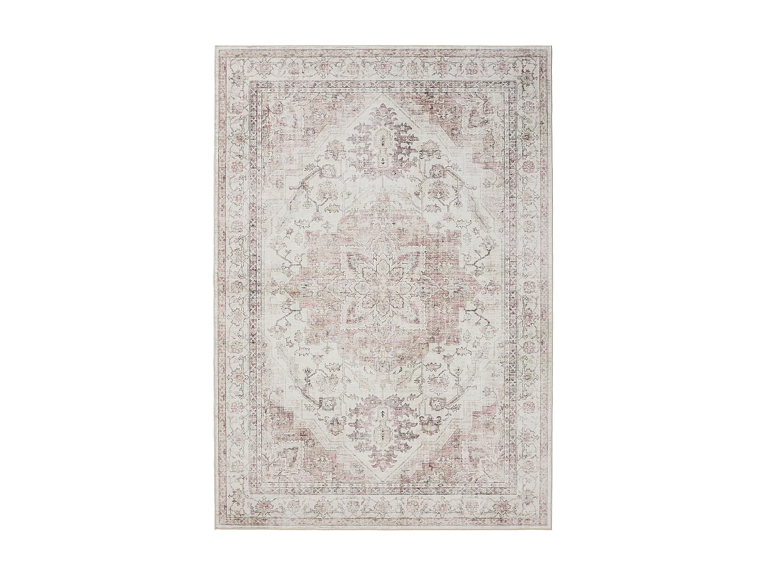 Tapis lavable George Rose/Beige 120x170 cm