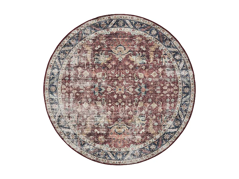 Tapis lavable George Multicouleur ø 120 cm rond