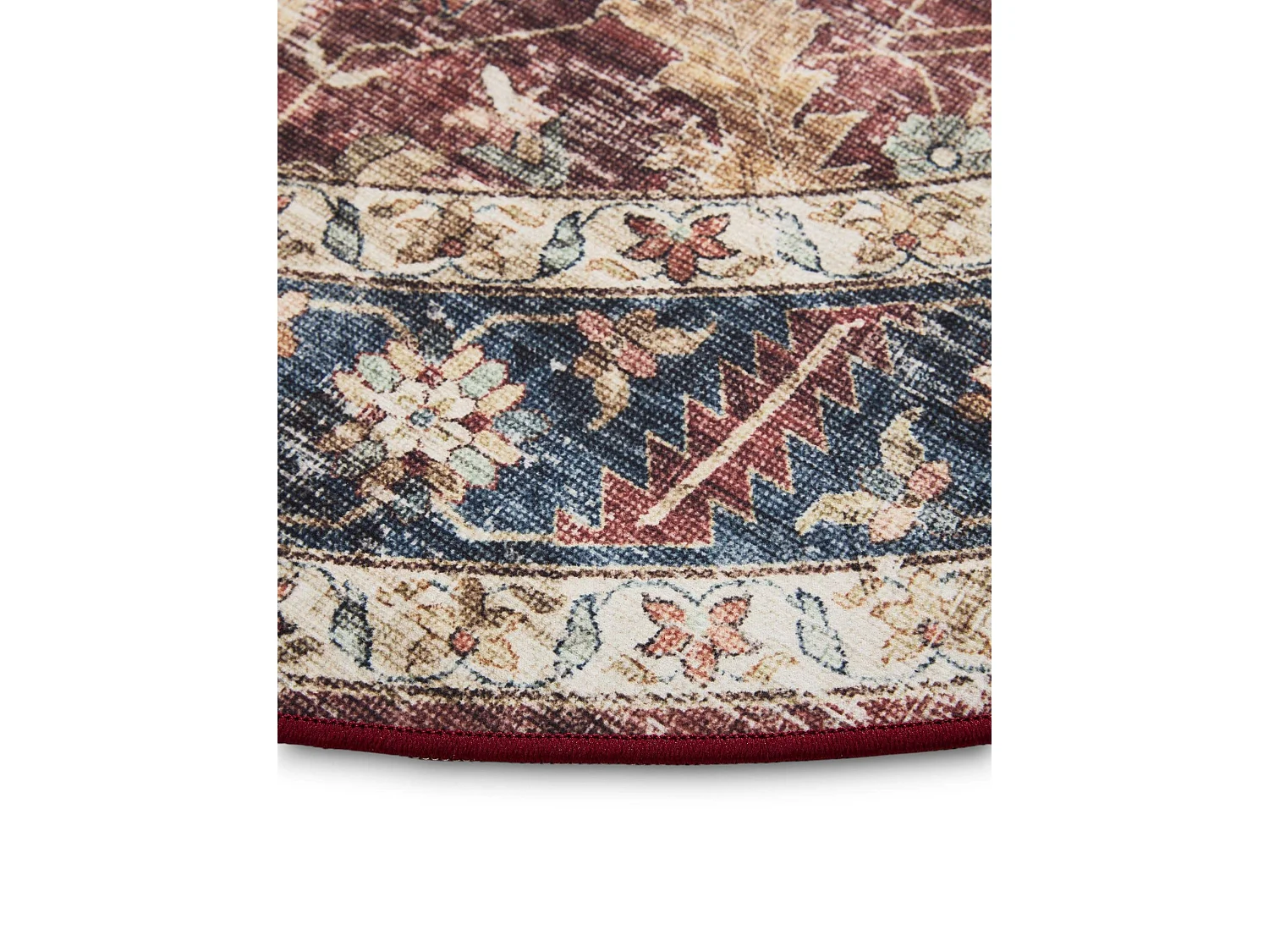 Tapis lavable George Multicouleur ø 120 cm rond