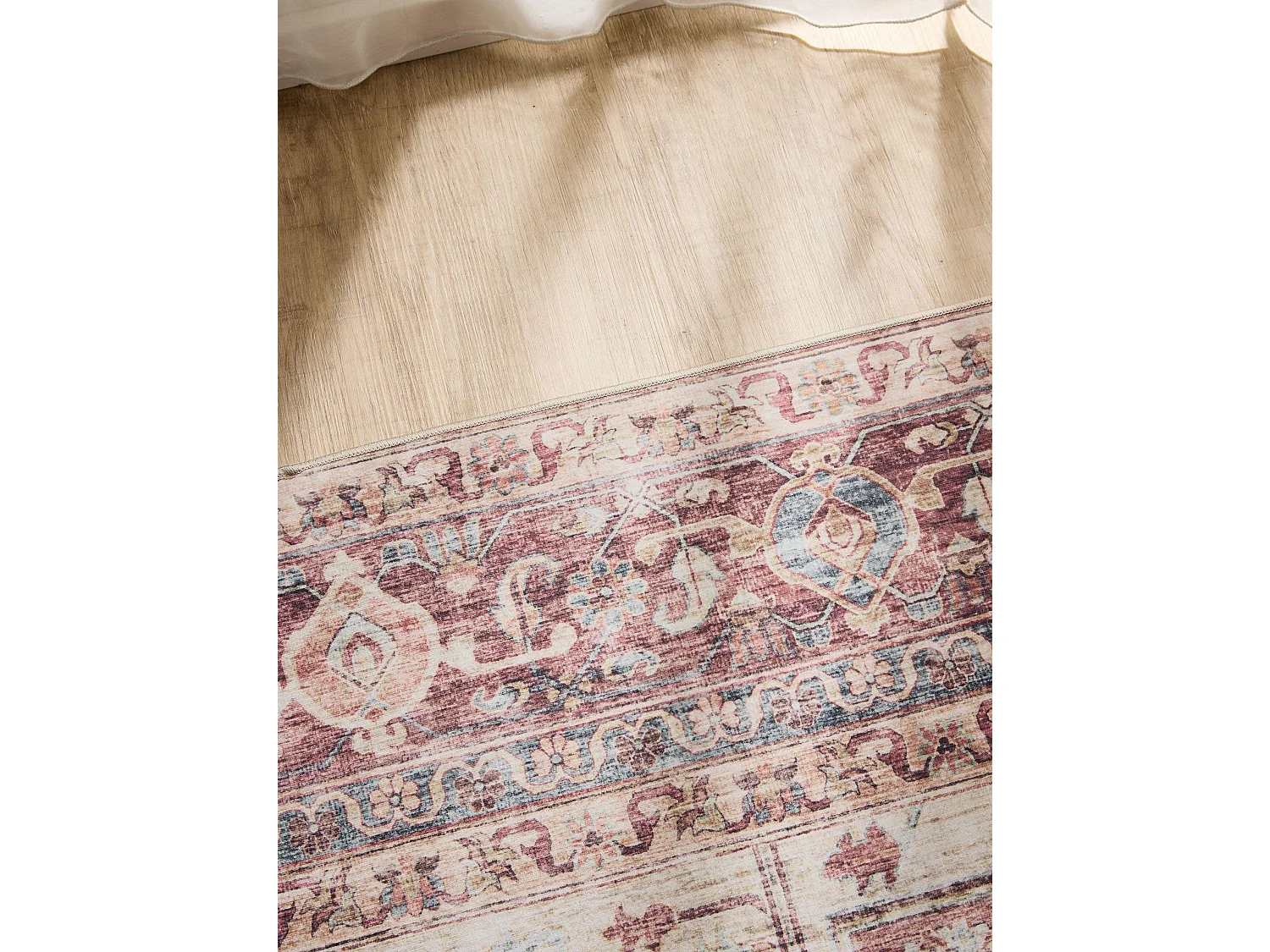 Tapis lavable George Multicouleur/Fuchsia 200x300 cm