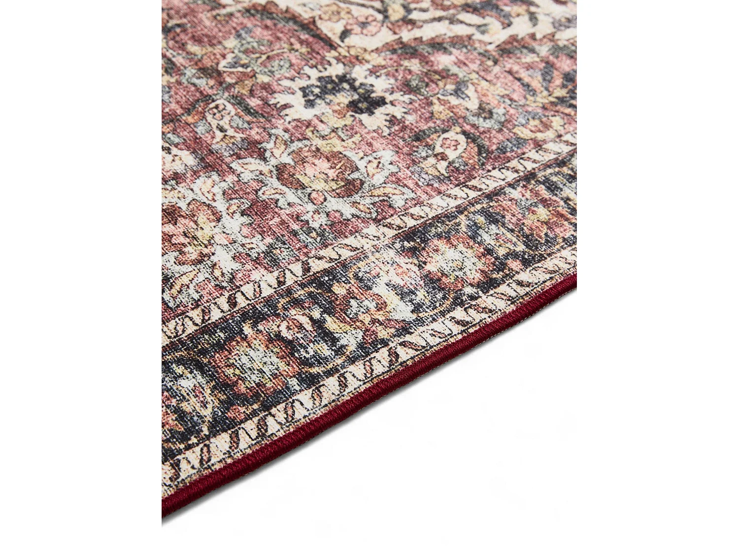 Tapis lavable George Multicouleur/Rouge 160x230 cm