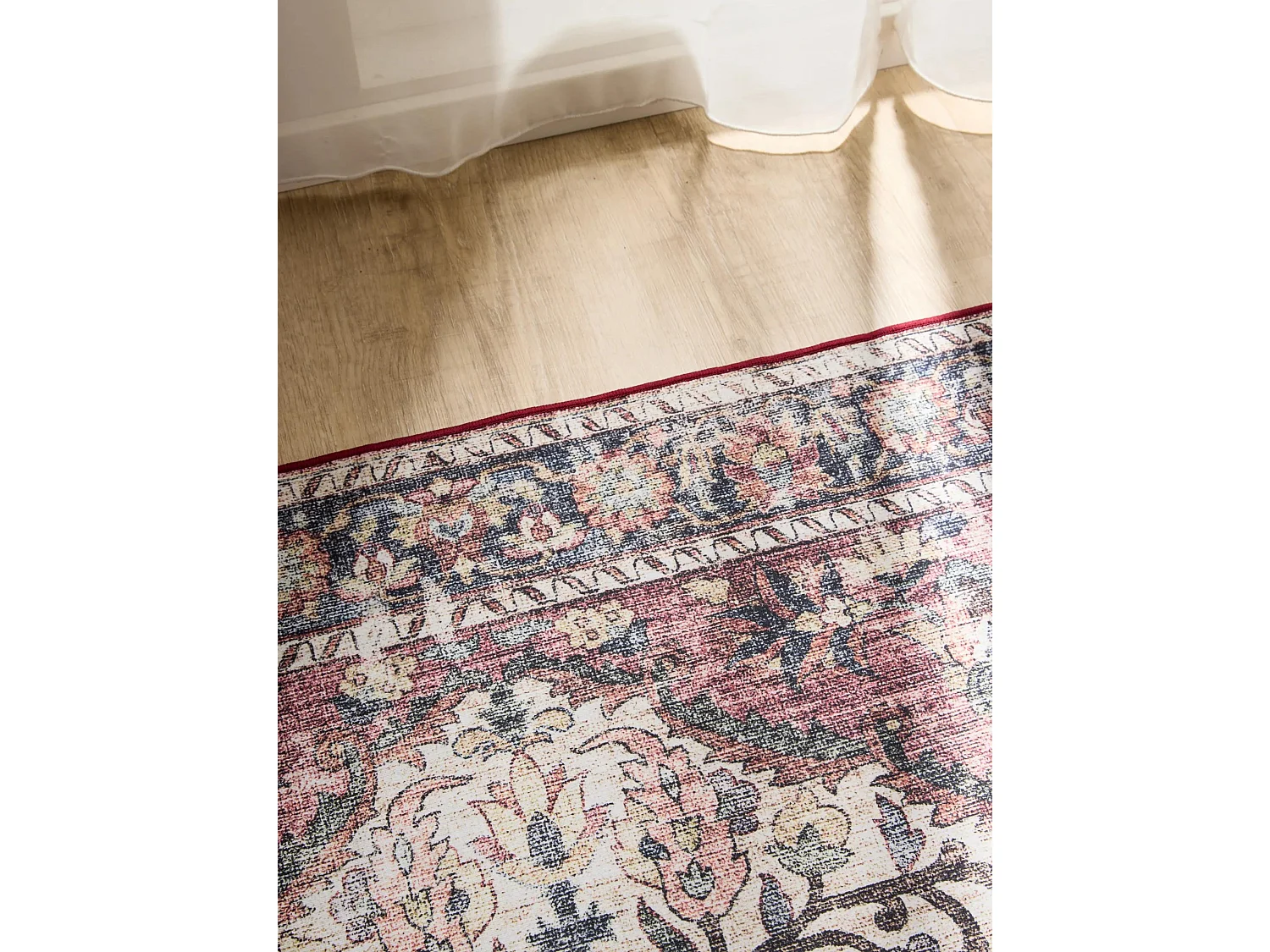 Tapis lavable George Multicouleur/Rouge 160x230 cm