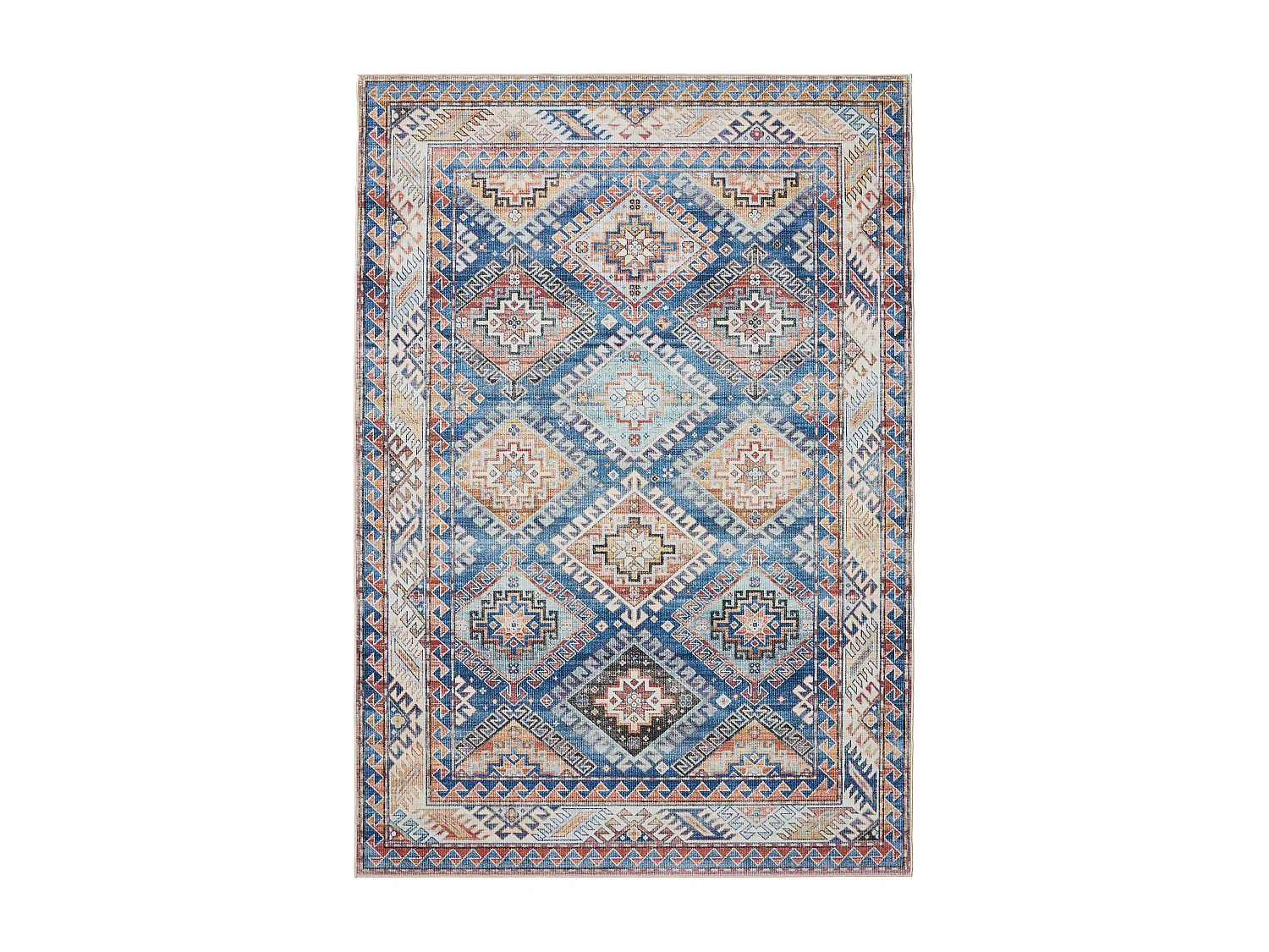 Tapis lavable George Bleu 80x150 cm