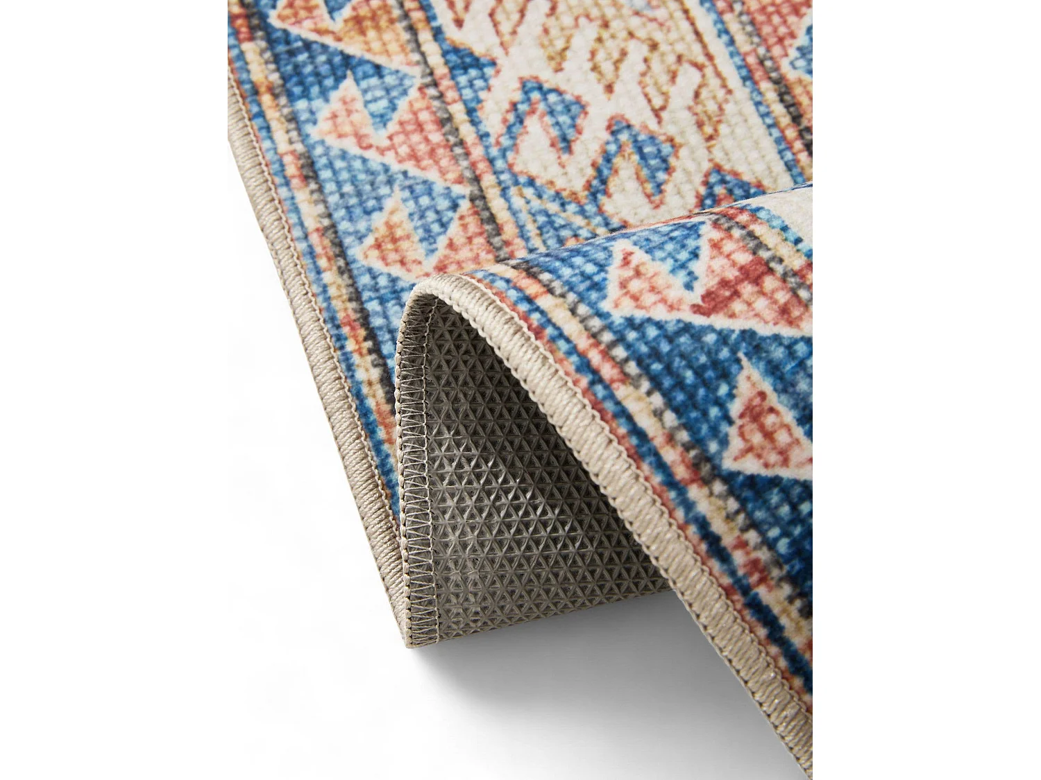 Tapis lavable George Bleu 300x400 cm