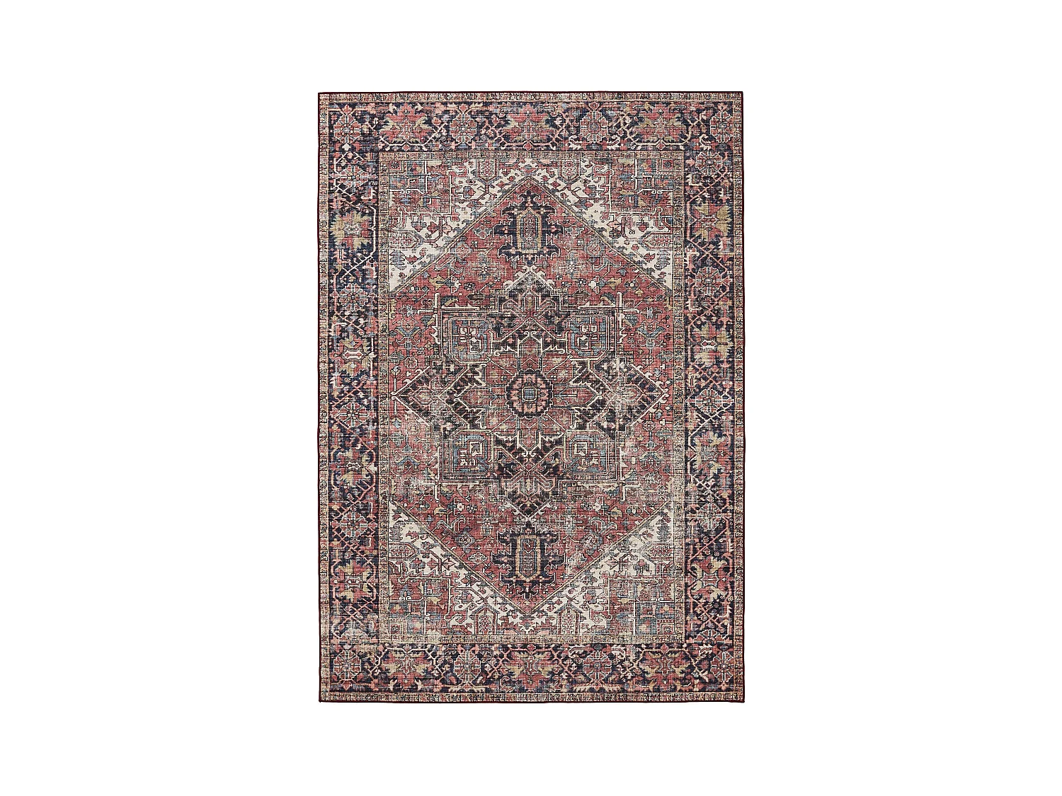 Tapis lavable George Multicouleur/Beige 200x300 cm