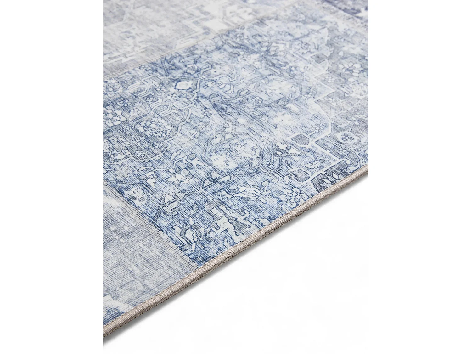 Tapis lavable George Bleu 120x170 cm