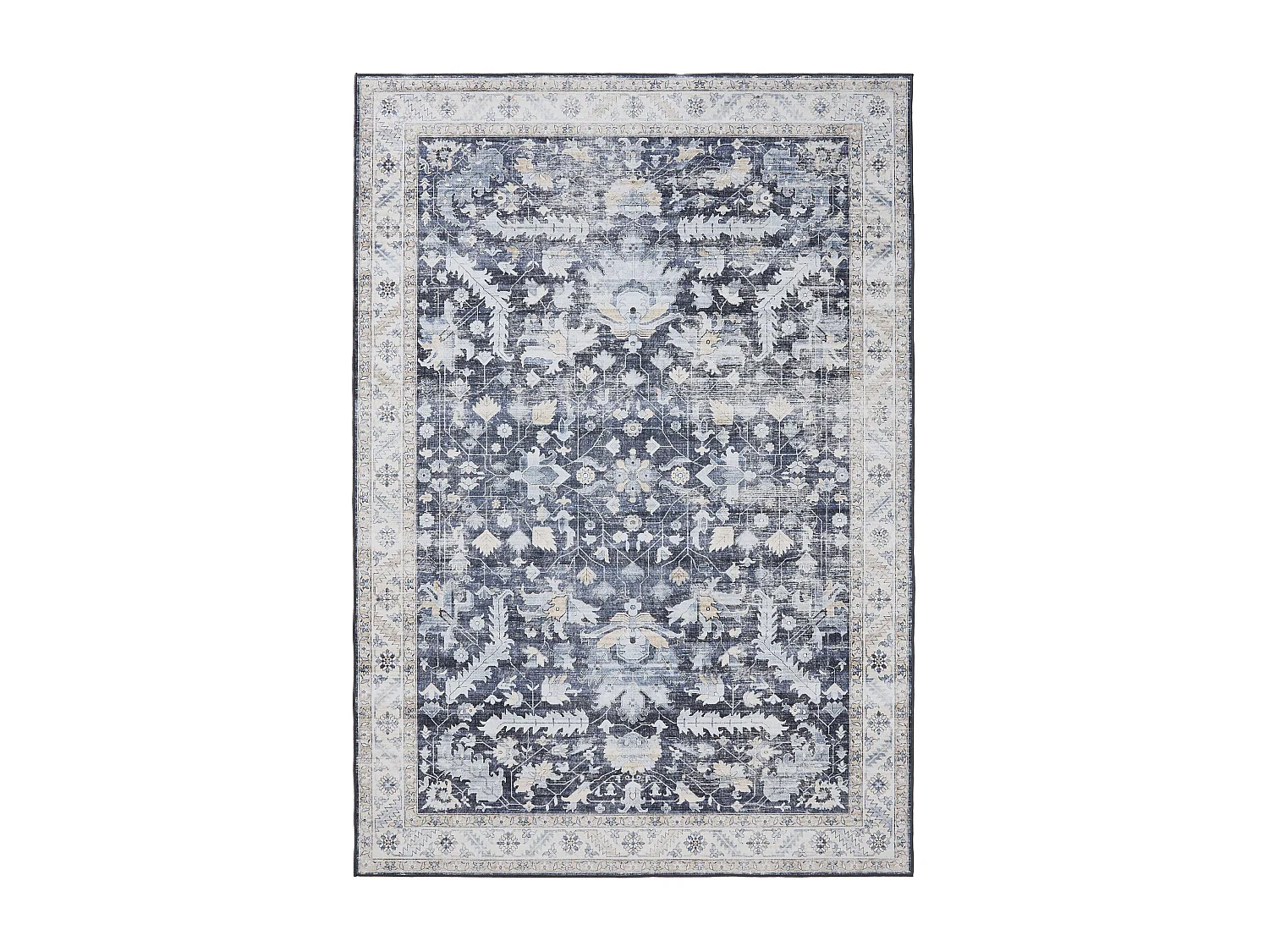 Tapis lavable George Bleu 120x170 cm