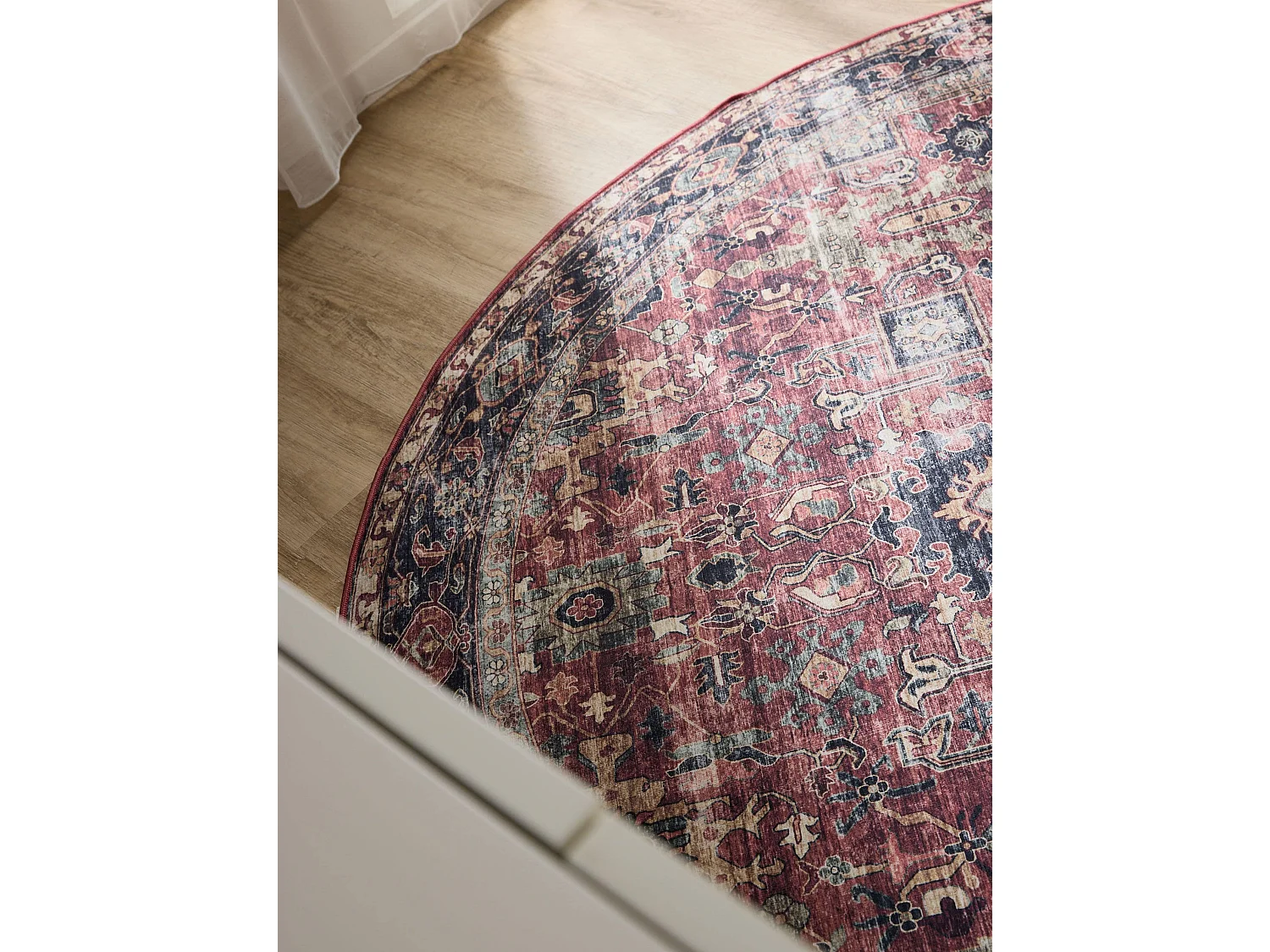 Tapis lavable George Multicouleur ø 160 cm rond