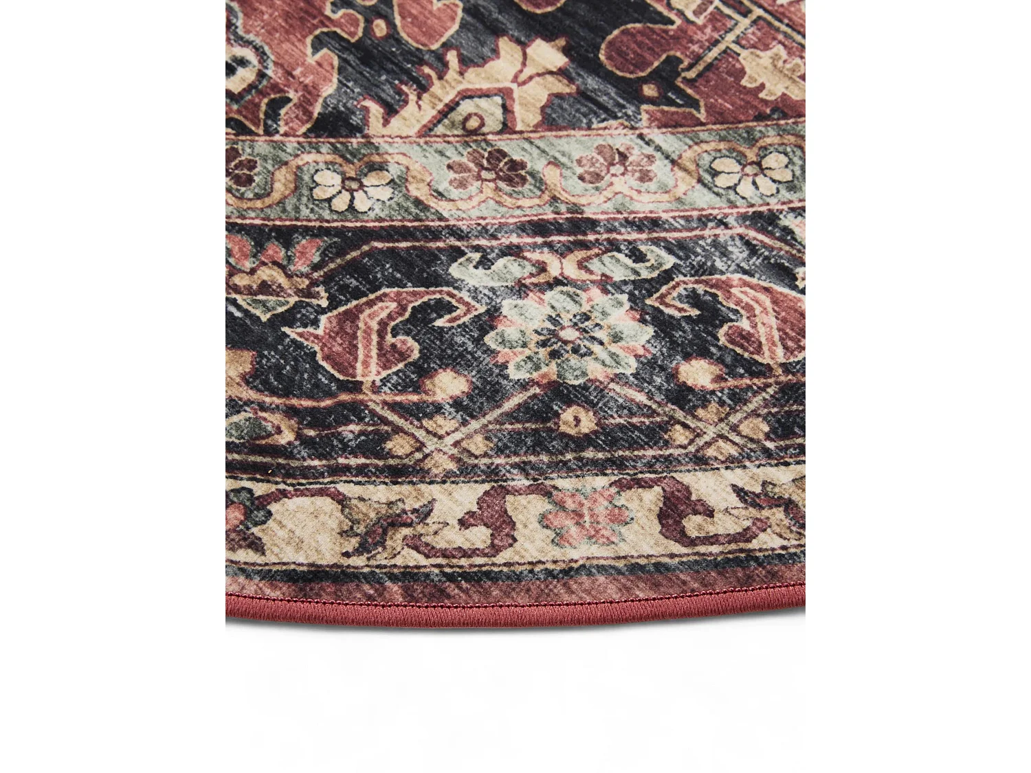 Tapis lavable George Multicouleur ø 160 cm rond