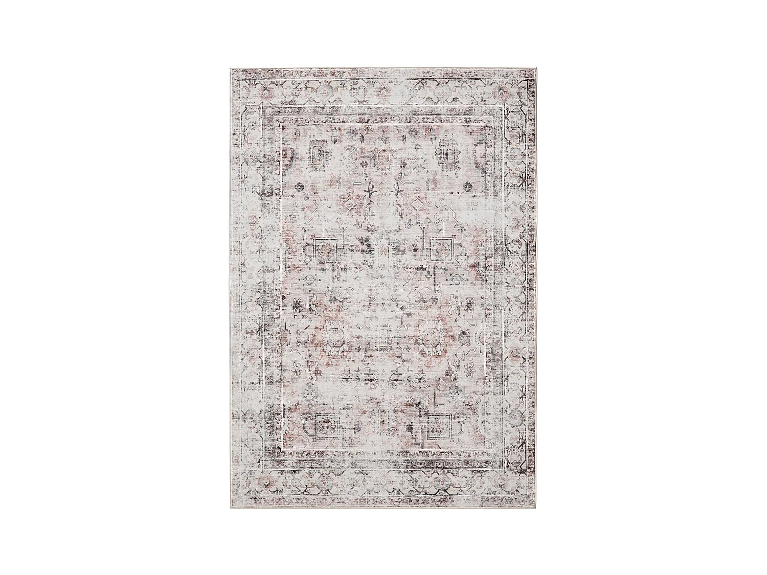 Tapis lavable George Crème/Taupe 160x230 cm