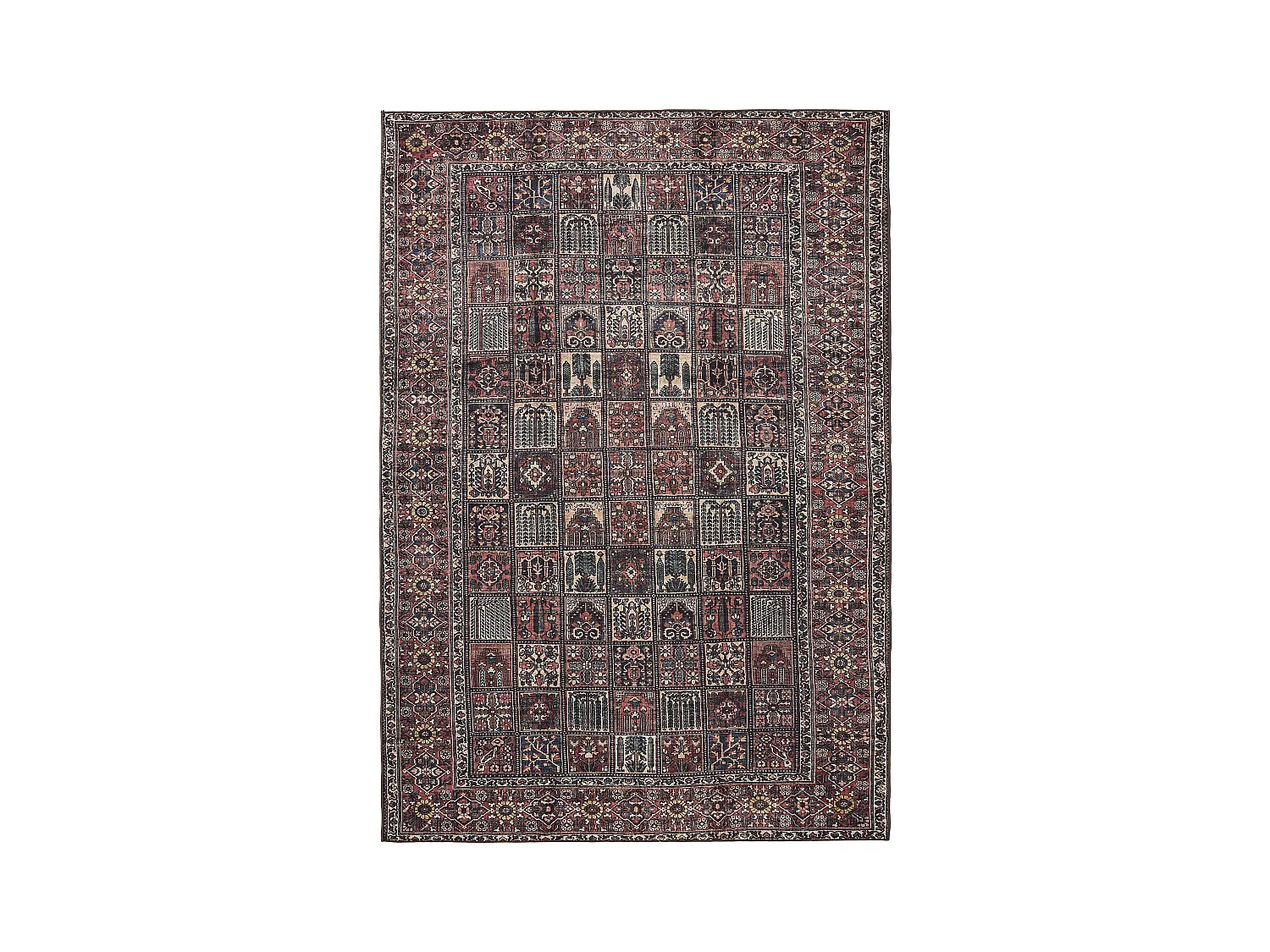 Tapis lavable George Multicouleur/Rouge 200x300 cm
