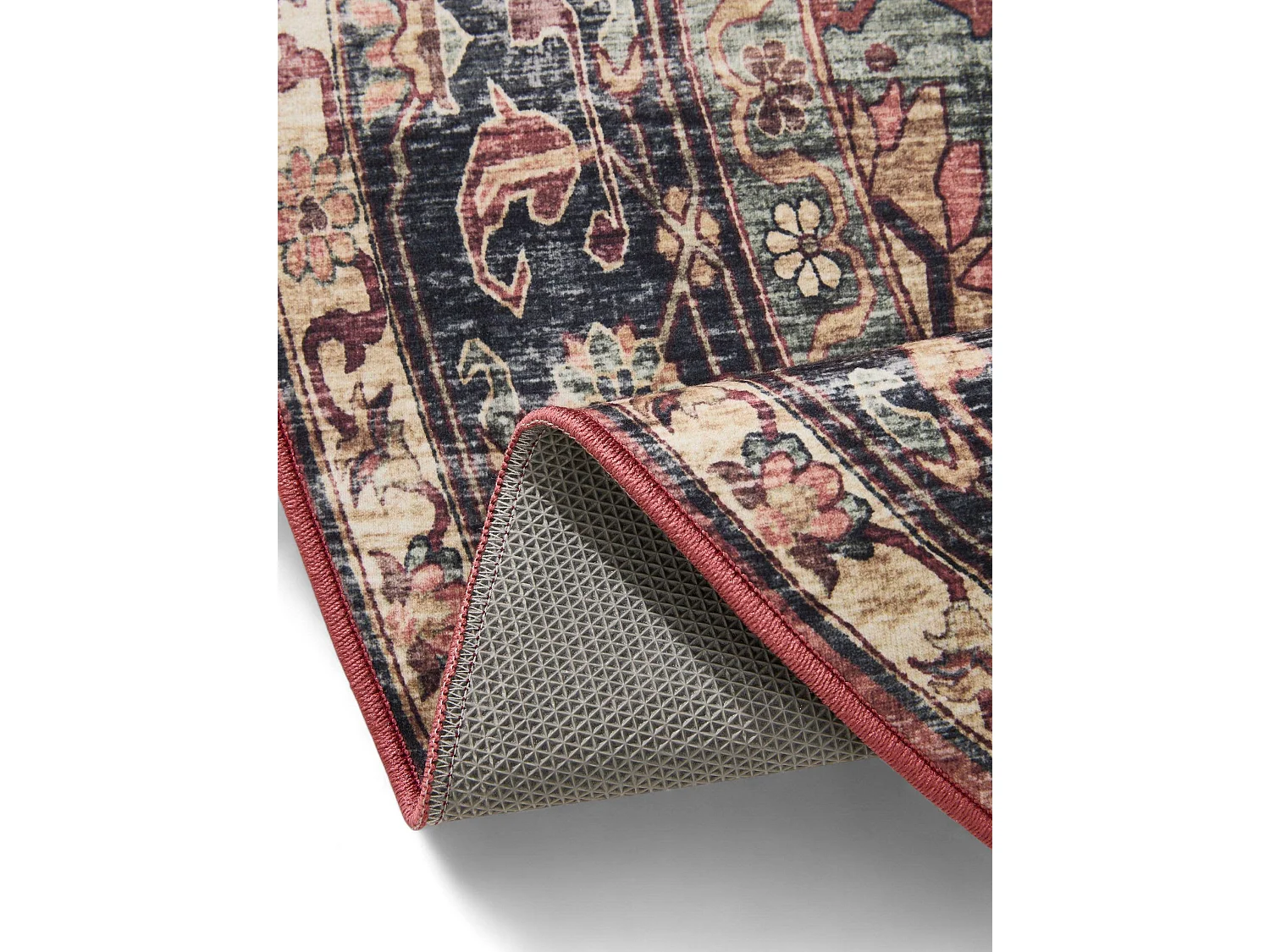 Tapis lavable George Multicouleur ø 120 cm rond