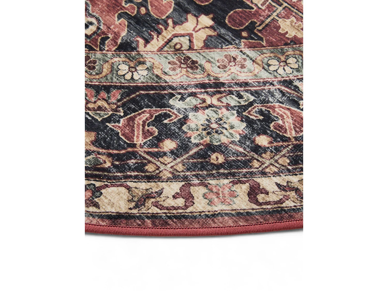 Tapis lavable George Multicouleur ø 120 cm rond
