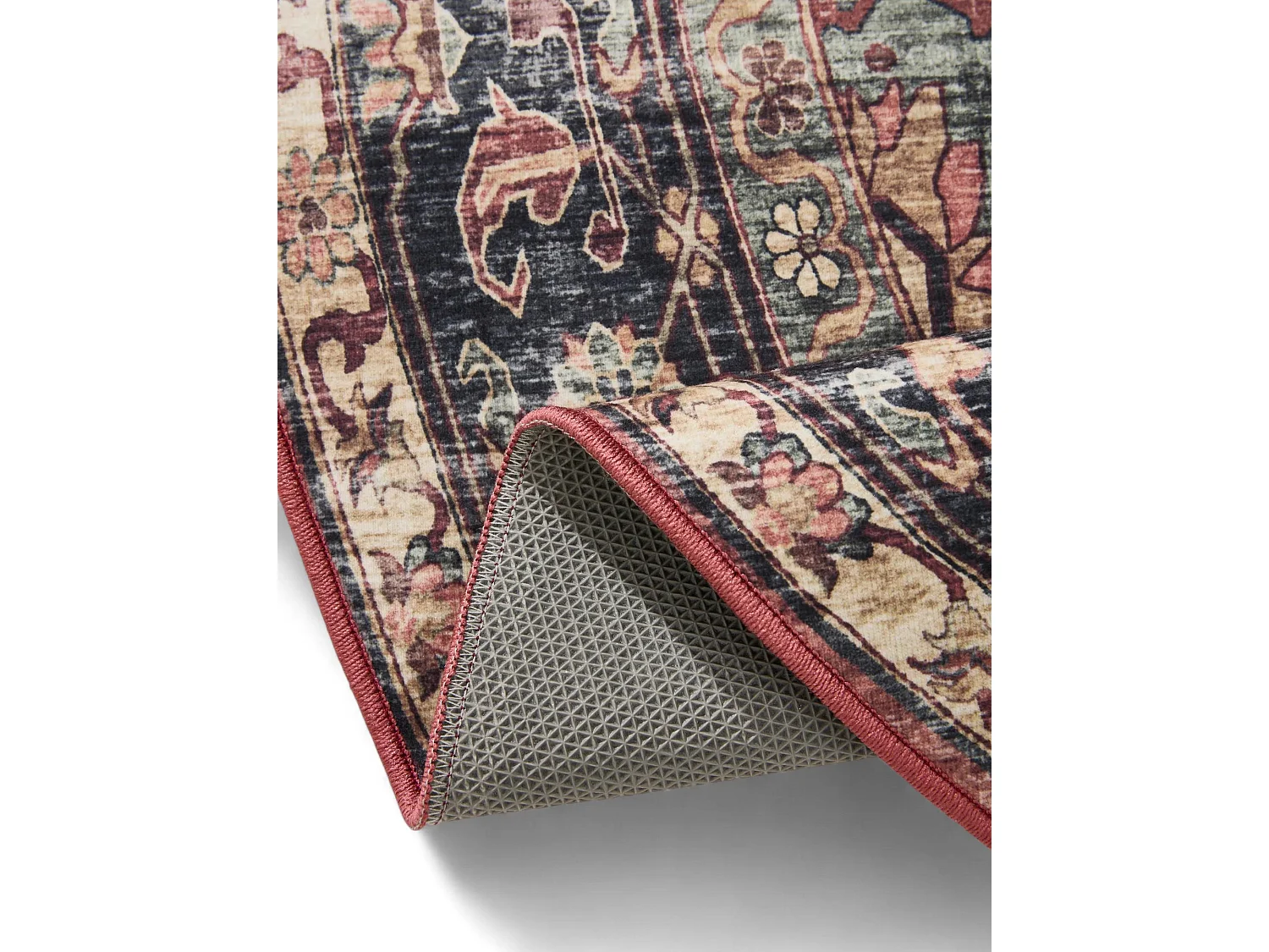 Tapis lavable George Multicouleur ø 120 cm rond