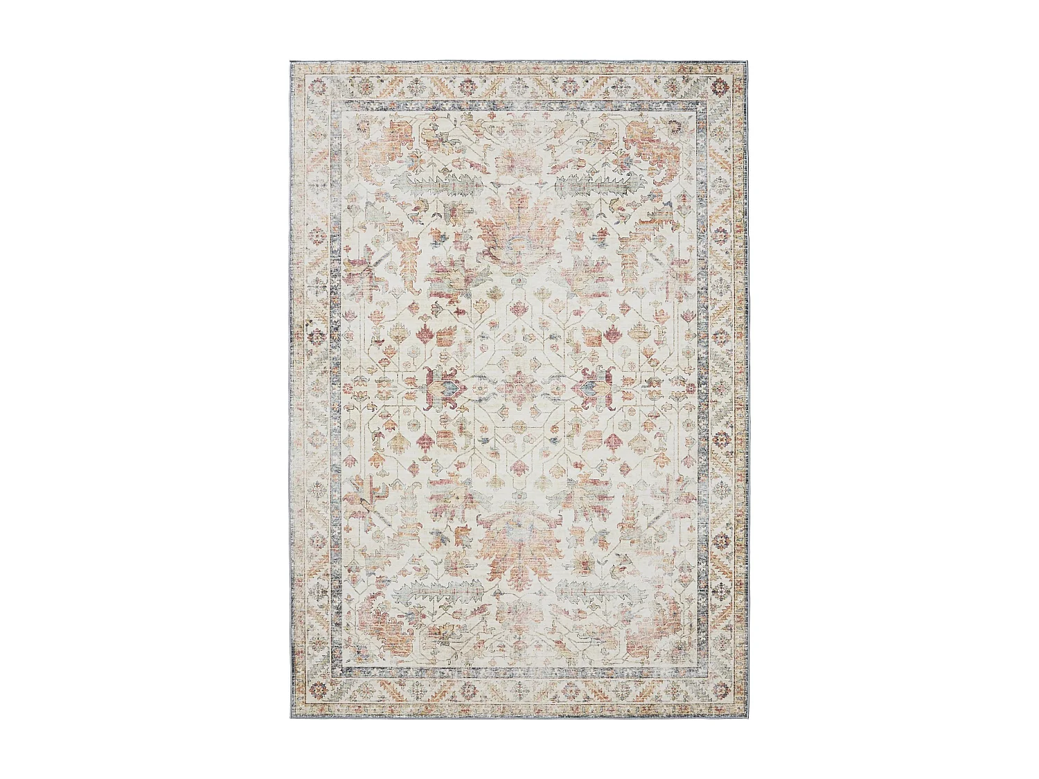 Tapis lavable George Multicouleur/Beige 120x170 cm