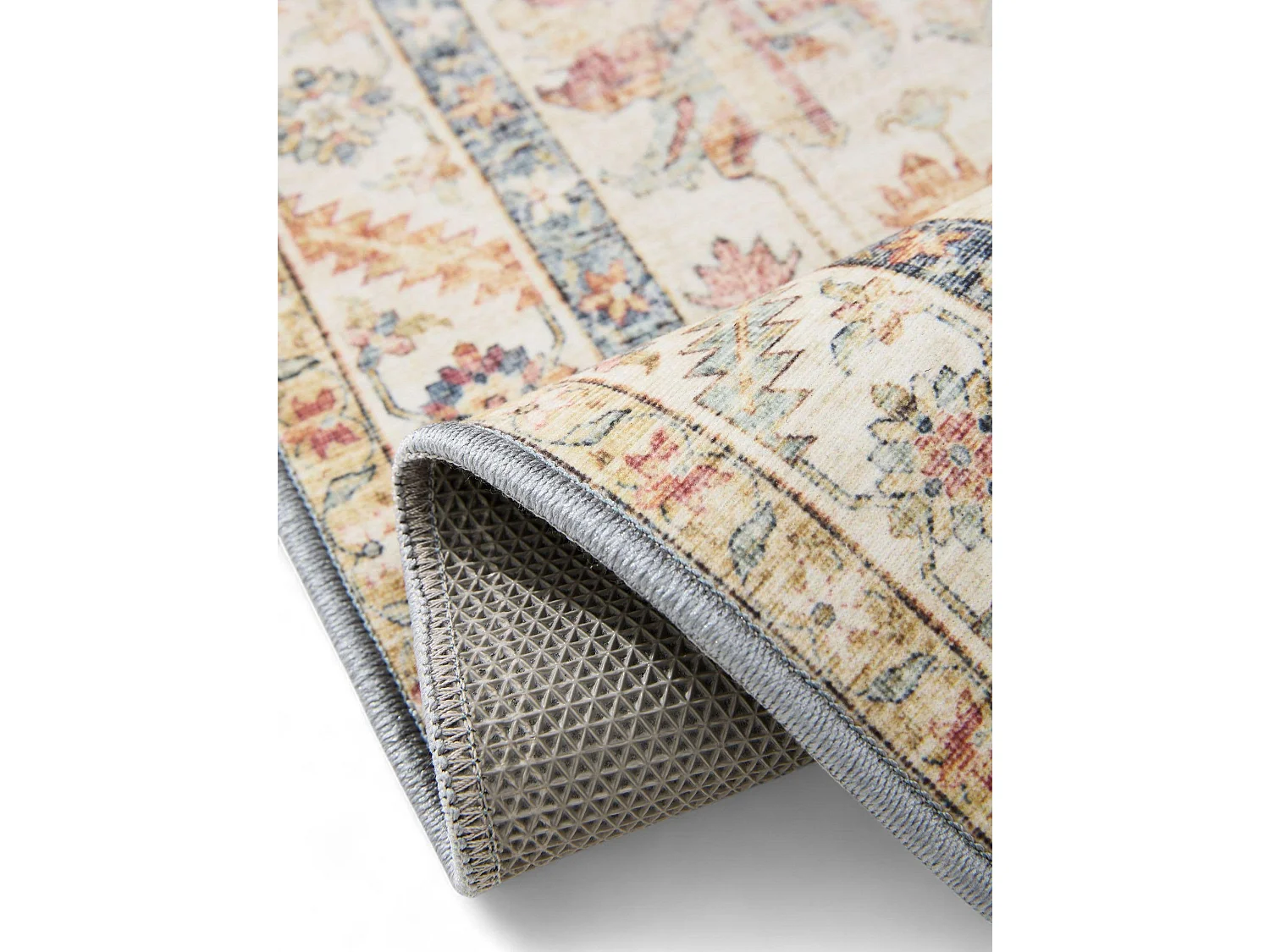 Tapis lavable George Multicouleur/Beige 80x150 cm