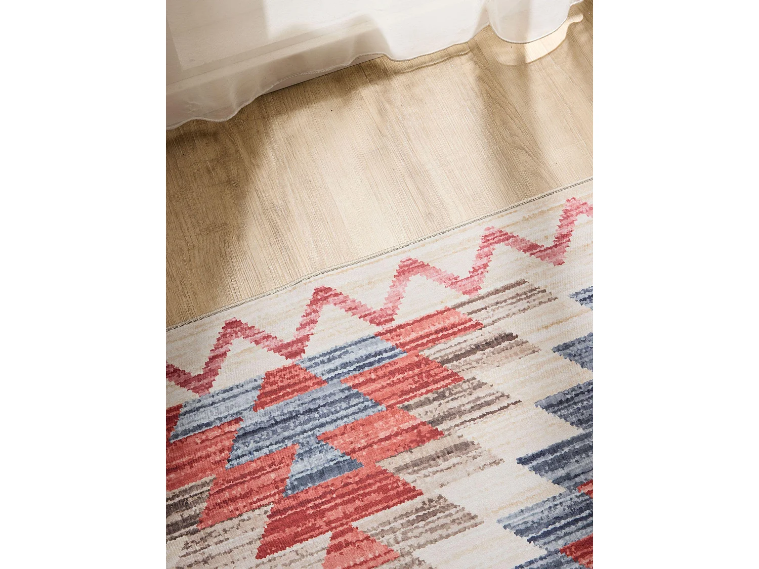 Tapis lavable George Multicouleur/Beige 120x170 cm