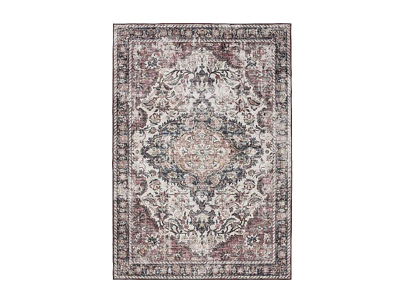 Tapis lavable George Multicouleur/Rouge 240x340 cm