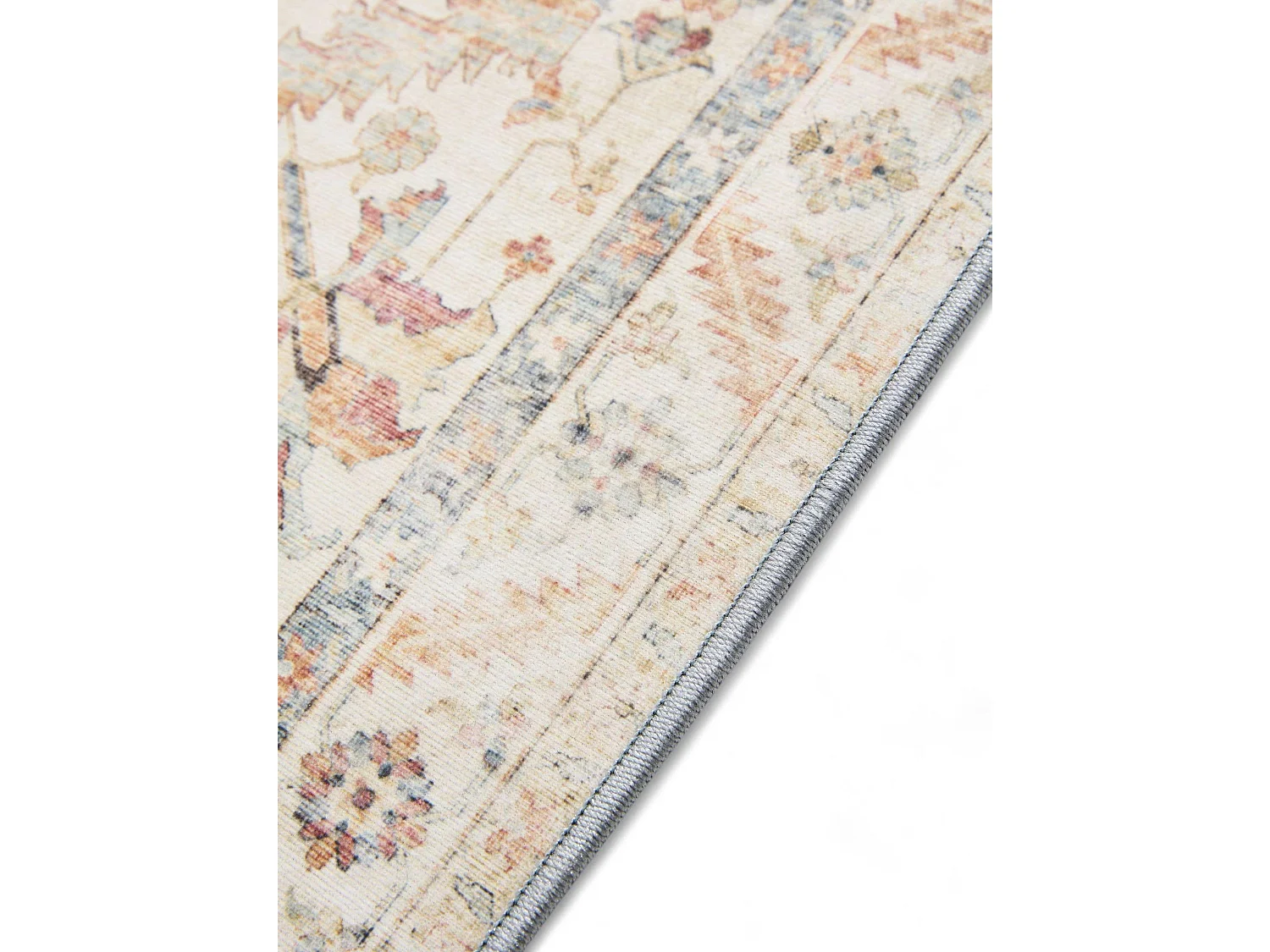 Tapis lavable George Multicouleur/Beige 60x120 cm