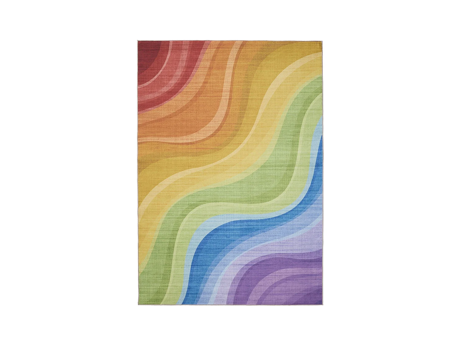 Tapis lavable George Multicouleur/Mauve 160x230 cm