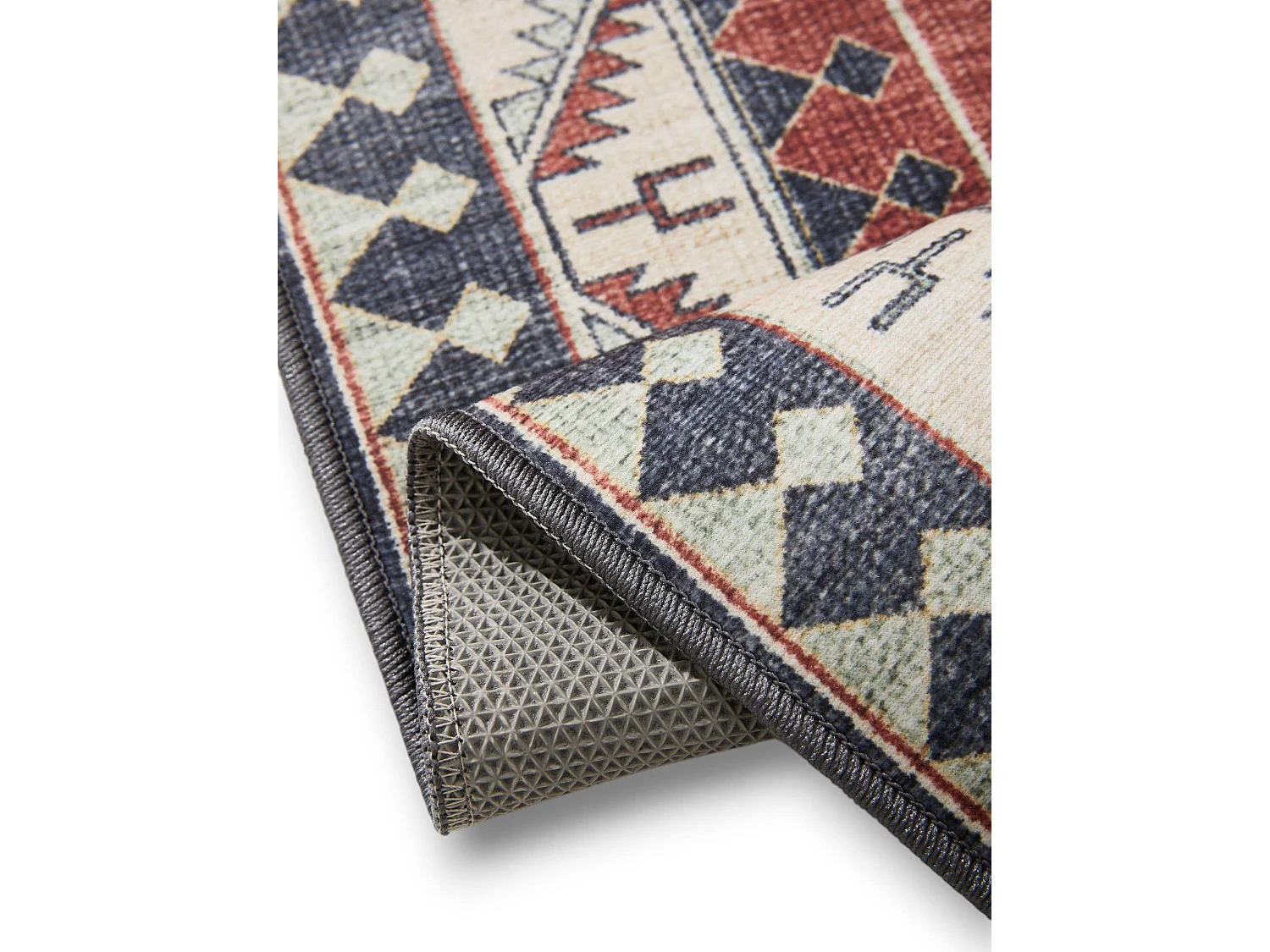 Tapis lavable George Multicouleur/Bleu 140x200 cm