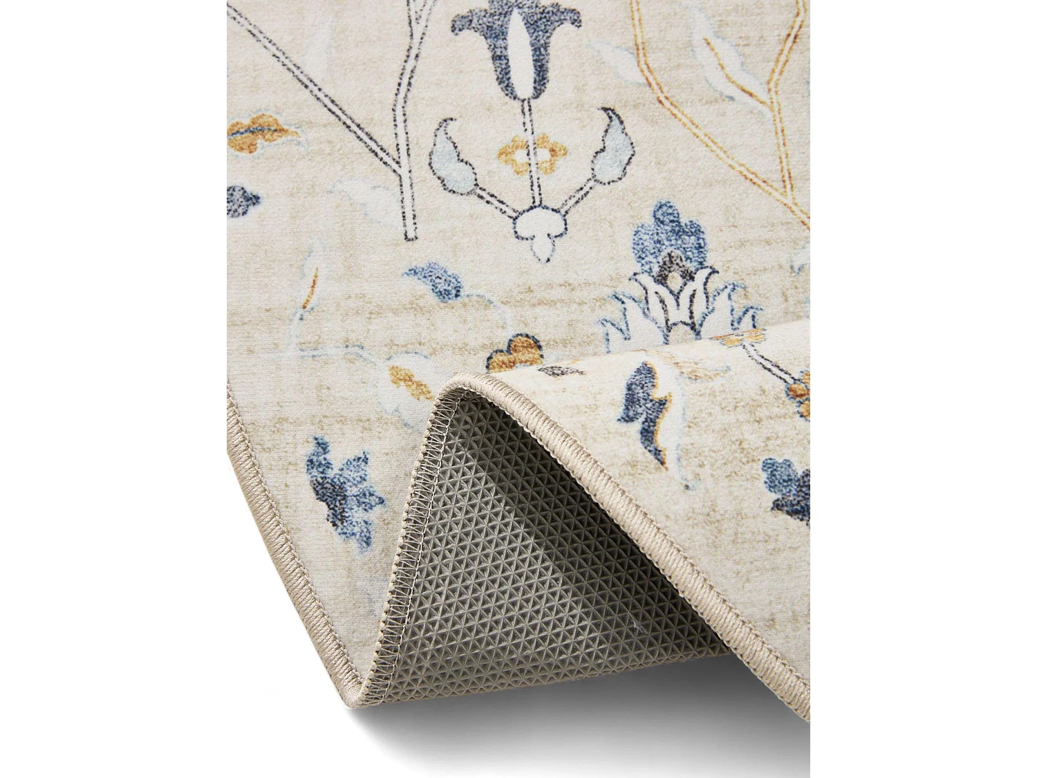 Tapis lavable George Beige ø 120 cm rond