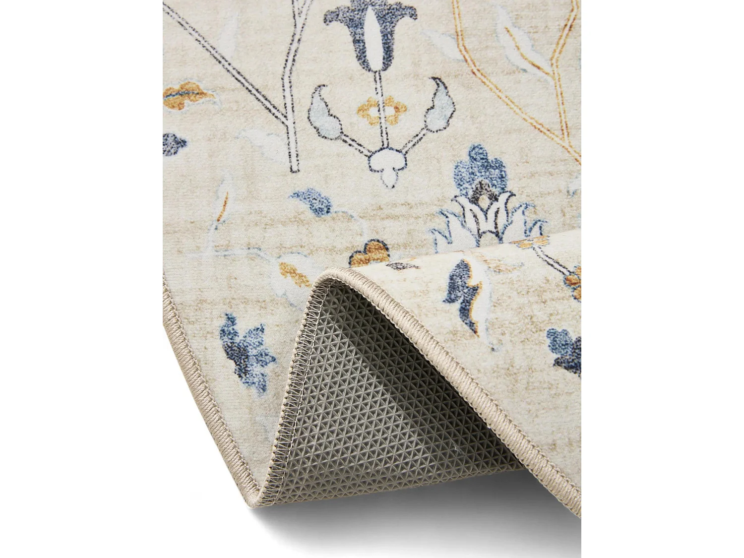 Tapis lavable George Beige ø 120 cm rond