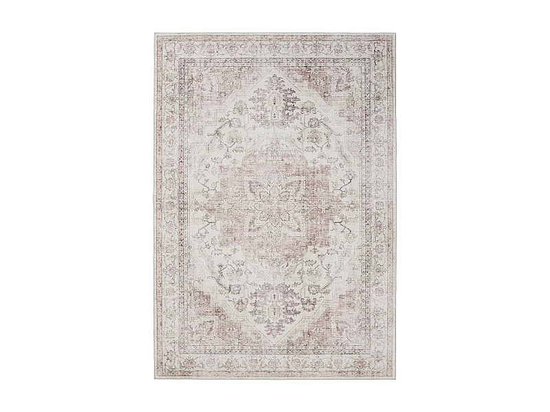 Tapis lavable George Rose/Beige 80x150 cm