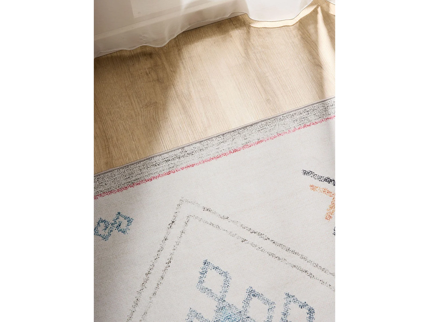 Tapis lavable George Multicouleur 60x120 cm