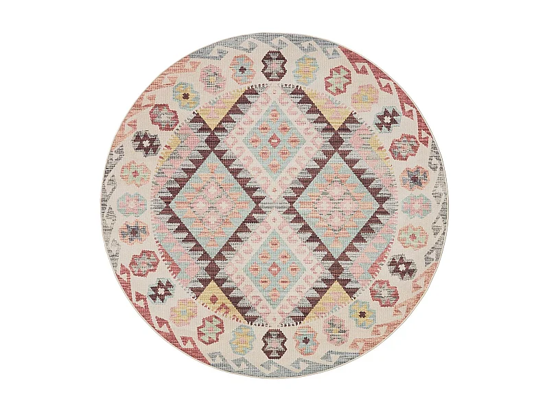 Tapis lavable George Multicouleur ø 160 cm rond